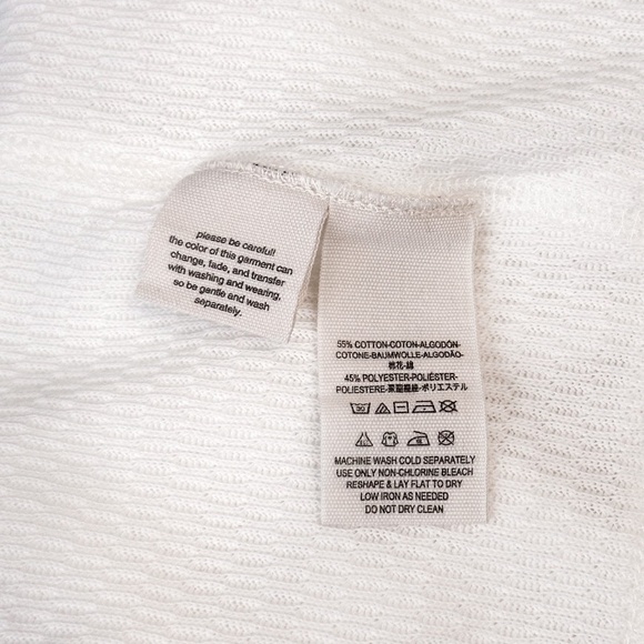 Free People Oversized Waffle Knit Thermal Long Sleeve Tunic Top - Picture 6 of 6